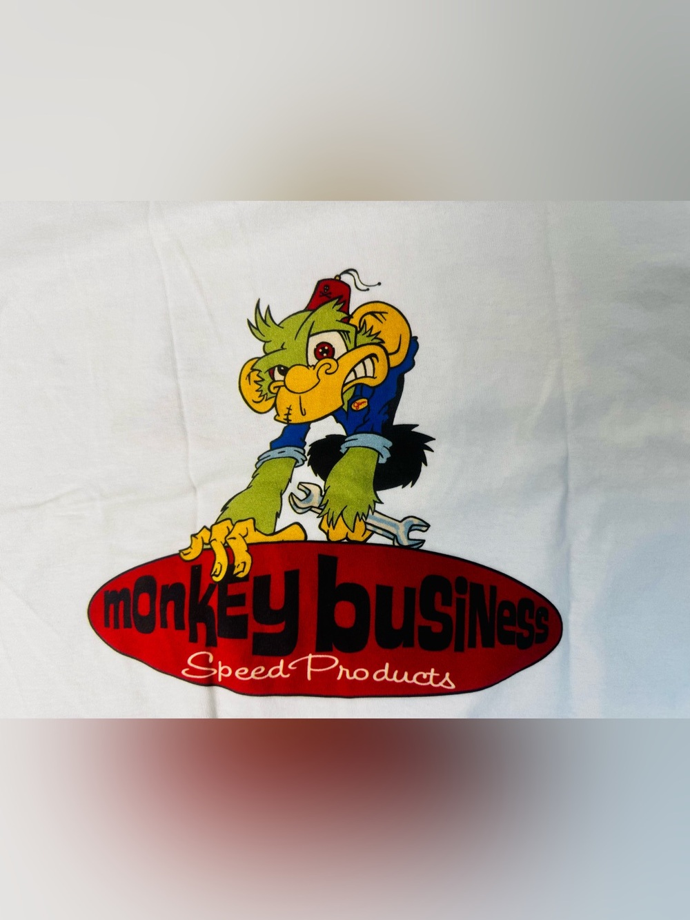 Nib men’s xl monkey business speed products hot rod rat rod kustom kulture  race